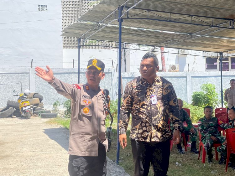 Polisi Terjunkan Puluhan Personil Amankan Pendaftaran Pilkada Manggarai Barat