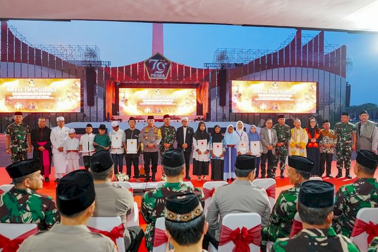 Kapolri Hadiri Doa Bersama Lintas Agama Perayaan HUT ke-79 TNI