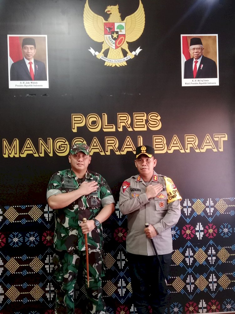 Perkuat Sinergitas, TNI-Polri Siap Mengawal Kamtibmas Selama Pesta Demokrasi di Labuan Bajo