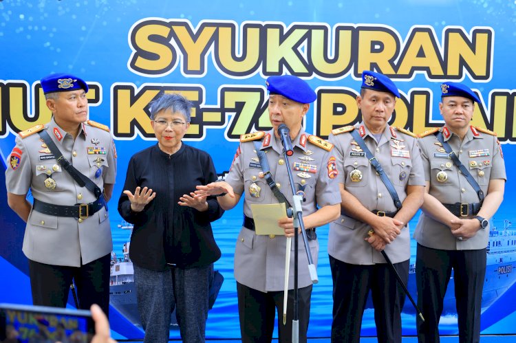 Polairud Baharkam Polri Rayakan HUT ke-74 dengan Semangat Mengamankan Sumber Daya Kelautan