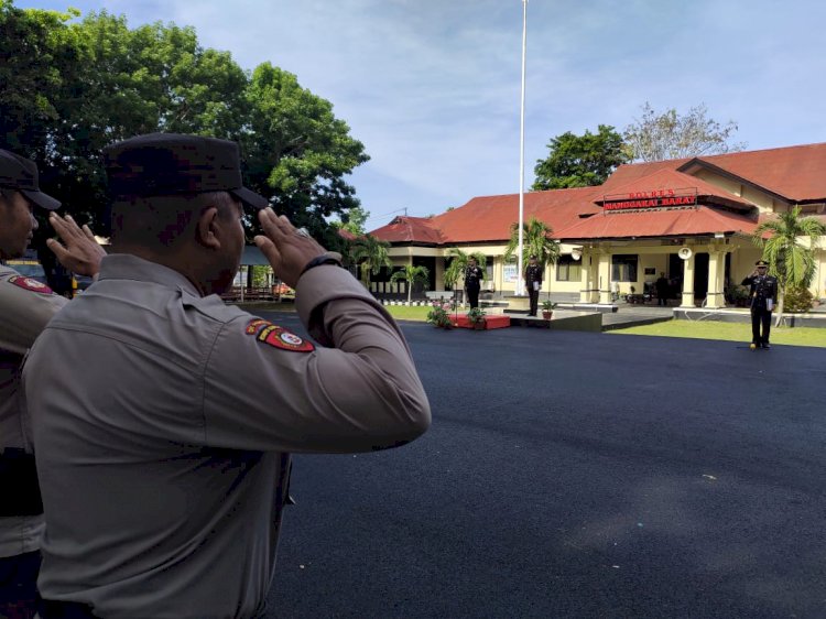 Jaga Persatuan Indonesia, Kepolisian Gelar Upacara Peringati Hari Bela Negara di Labuan Bajo