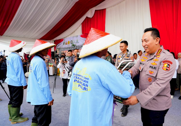 Gerakan 1 Juta Hektare Jagung: Sinergi Polri dan Kementrian Pertanian Wujudkan Swasembada Pangan 2025