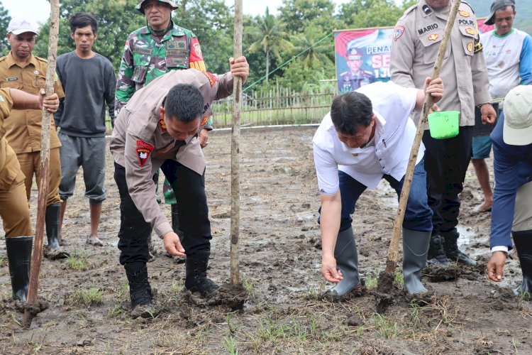 Tanam Jagung 1 Juta Hektare, Polres Manggarai Barat Siap Dukung Program Asta Cita