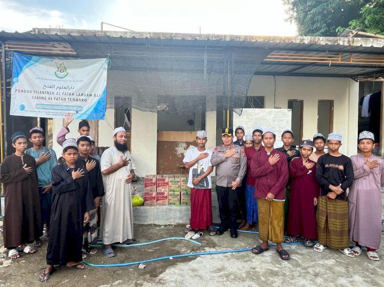 Safari Ramadhan, Kapolres Mabar Kunjungi Ponpes Al-Fatah Lamtoro di Labuan Bajo