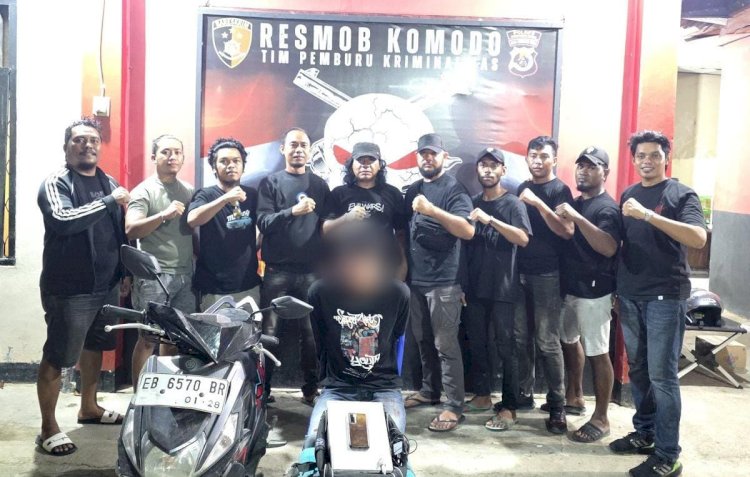 Modus Pecah Kaca, Pelaku Berhasil Ditangkap Tim Resmob Komodo di Labuan Bajo