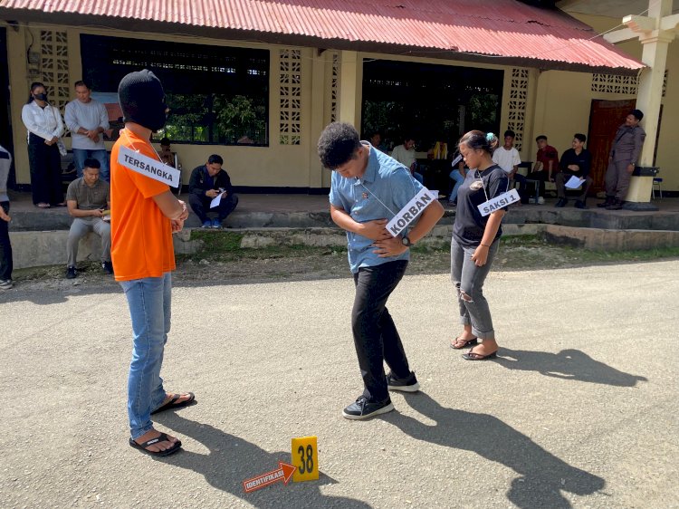 Peragakan 42 Adegan, Polisi Gelar Rekonstruksi Kasus Pembunuhan di Labuan Bajo