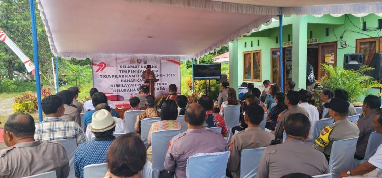 Kunjungi Posko Tiga Pilar di Bitung, Tim Penilai Pusat Apresiasi Kesiapan dan Validitas Data