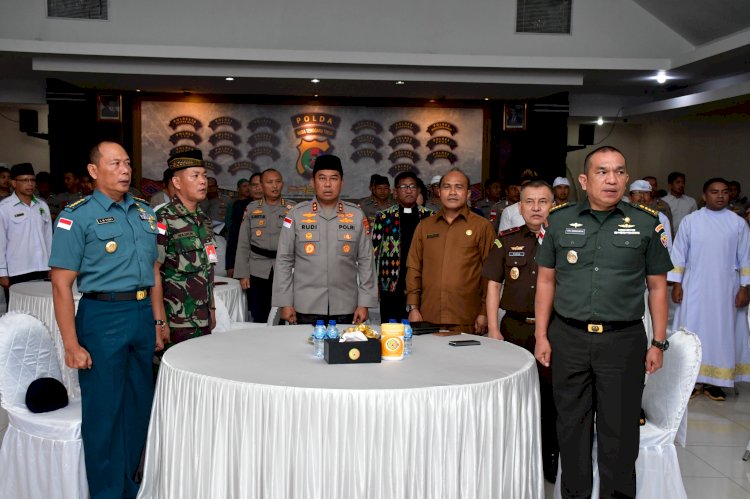 Kapolda NTT Pimpin Doa Bersama Lintas Agama, Pererat Kebersamaan Jelang HUT Bhayangkara ke-79