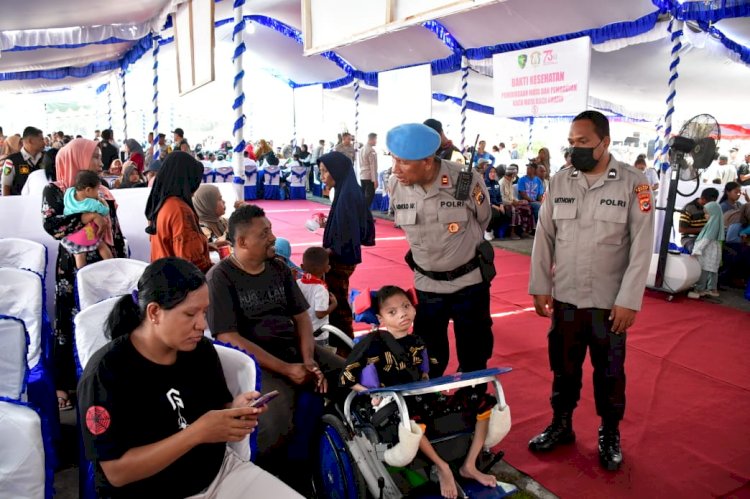 Bakti Kesehatan dan Baksos Bhayangkari Masih Berlangsung, Kapolres Ende Pimpin Langsung Pengamanan Hingga Tuntas