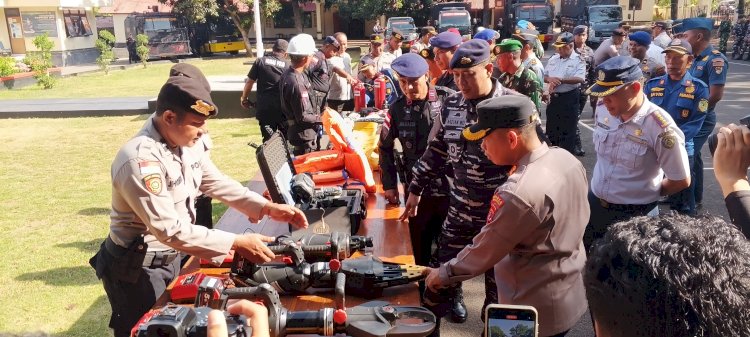 Wujud Pengabdian Kemanusiaan, TNI-Polri Gelar Kesiapan Tanggap Darurat Bencana Hidrometeorologi