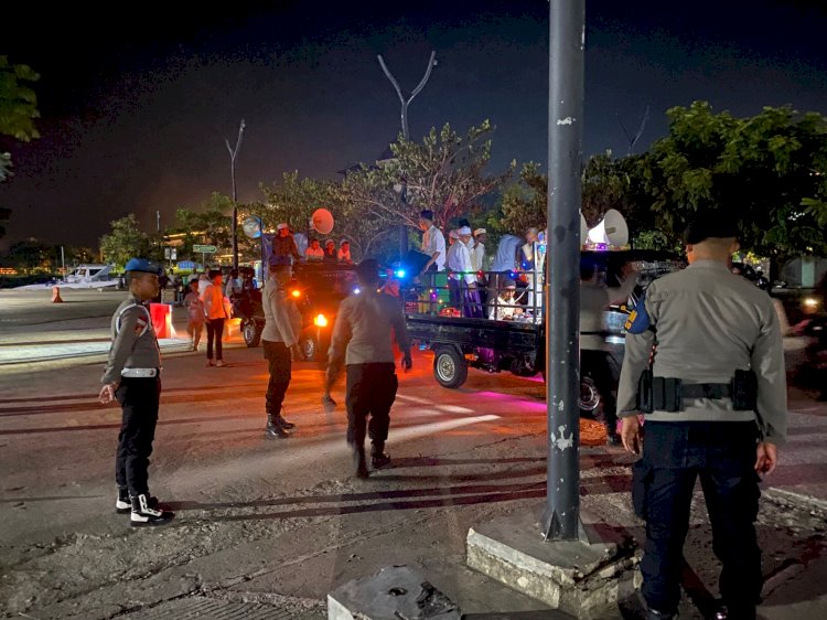 Polres Manggarai Barat Pastikan Pawai Malam Takbiran di Labuan Bajo dan Sekitarnya Berjalan Aman