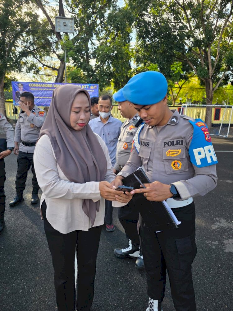 Konsisten! Polres Mabar Gelar Razia Berantas Judi Online di Kalangan Personel