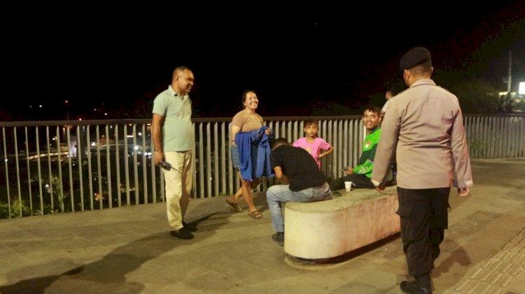 Persempit Ruang Gerak Pelaku Kejahatan, Polres Mabar Bersama Brimob Gelar Patroli di Labuan Bajo