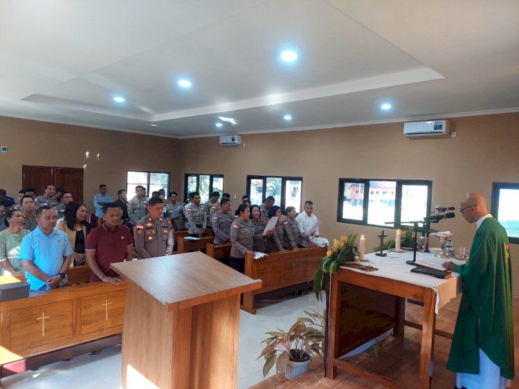 Indahnya Toleransi, Polres Manggarai Barat Gelar Binrohtal Serentak Lintas Agama