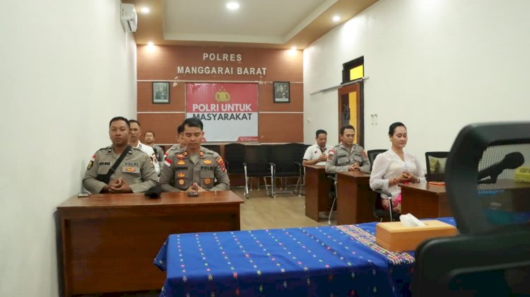Indahnya Toleransi, Polres Manggarai Barat Gelar Binrohtal Serentak Lintas Agama