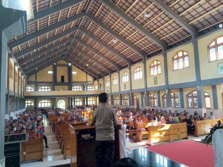 Redam Polarisasi Pilkades 2026, Polsek Kuwus dan Gereja Katolik Ranggu Perkuat Sinergi