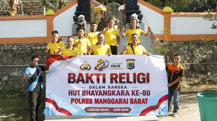 Sambut Hari Bhayangkara ke-80, Polres Mabar Rawat Toleransi Lewat Bakti Religi Lintas Agama