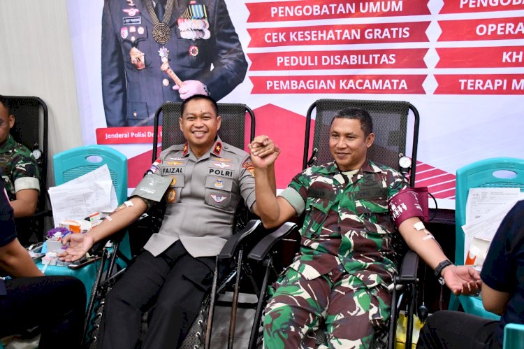 Wujud Nyata Polda NTT Penuh Kasih untuk Masyarakat, Polda NTT Gelar Bhakti Kesehatan Hari Bhayangkara ke 80