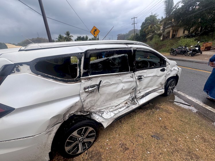 Sigap Tangani Laka Lantas Marombok, Polres Mabar Evakuasi Korban dan Imbau Keselamatan Berkendara