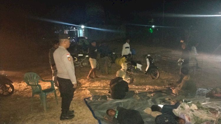 Sentuhan Humanis Pasca-Gempa, Kapolsek Macang Pacar Mendatangi Rumah Warga dan Tenda Darurat