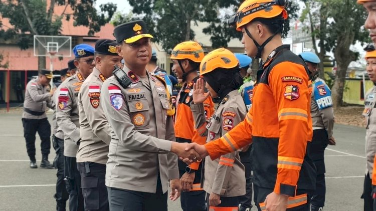 Tuntaskan Misi Kemanusiaan 14 Hari di Flores, 51 Personel BKO Mabes Polri Resmi Dilepas Polda NTT
