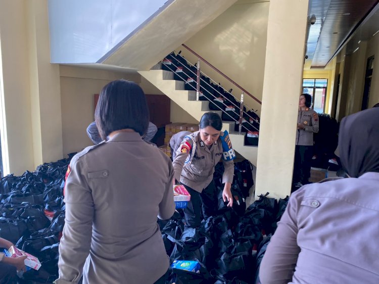 Menyulam Asa dari Labuan Bajo: Dedikasi Polwan di Balik Puluhan Ton Bantuan Gempa Flores
