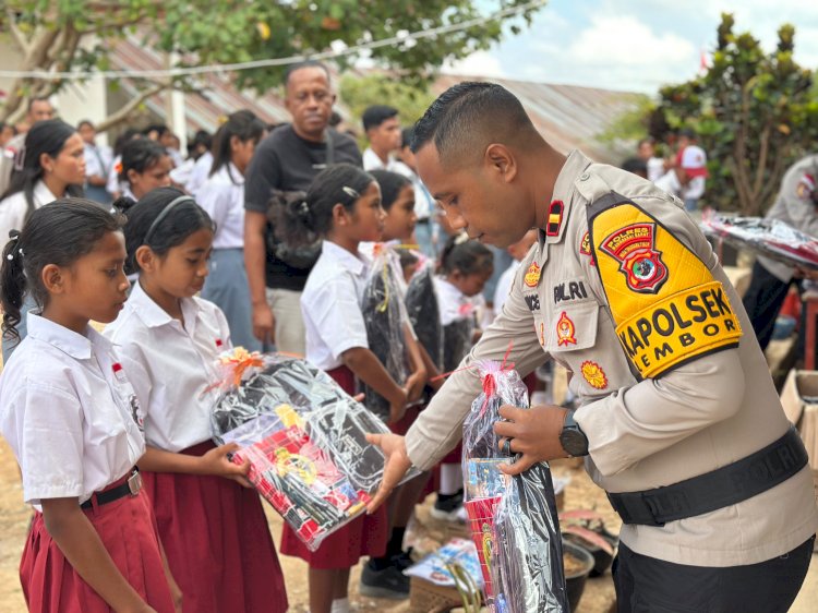 Dukung Pemulihan Pascagempa Mabar, Polisi Salurkan Bantuan Pendidikan serta Pendampingan Psikososial