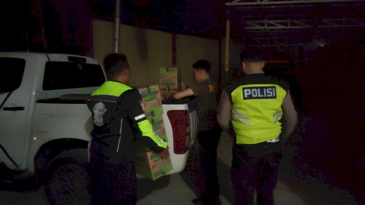 Tanggap Bencana Gempa Flores: Polsek Komodo Salurkan Bantuan Logistik Ketahanan Pangan ke Biara SDV