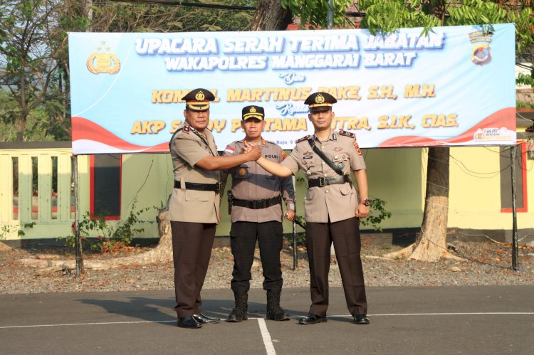 Sertijab Waka Polres Manggarai Barat: AKP Sandy Pratama Resmi Gantikan Kompol Martinus Pake