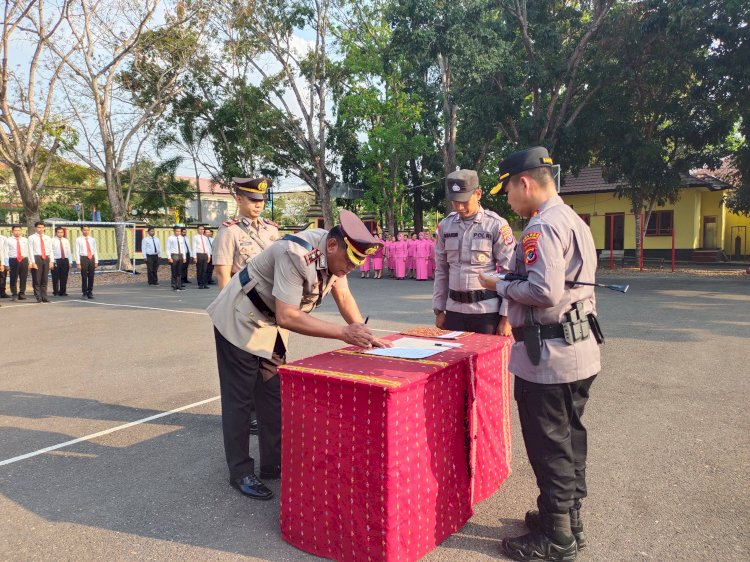 Sertijab Waka Polres Manggarai Barat: AKP Sandy Pratama Resmi Gantikan Kompol Martinus Pake