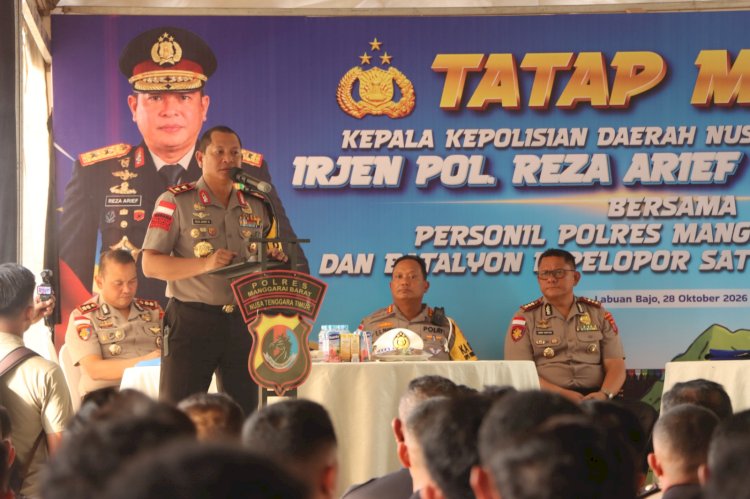 Kunker Perdana di Polres Mabar, Kapolda NTT Tekankan Integritas dan Kepemimpinan yang Melayani