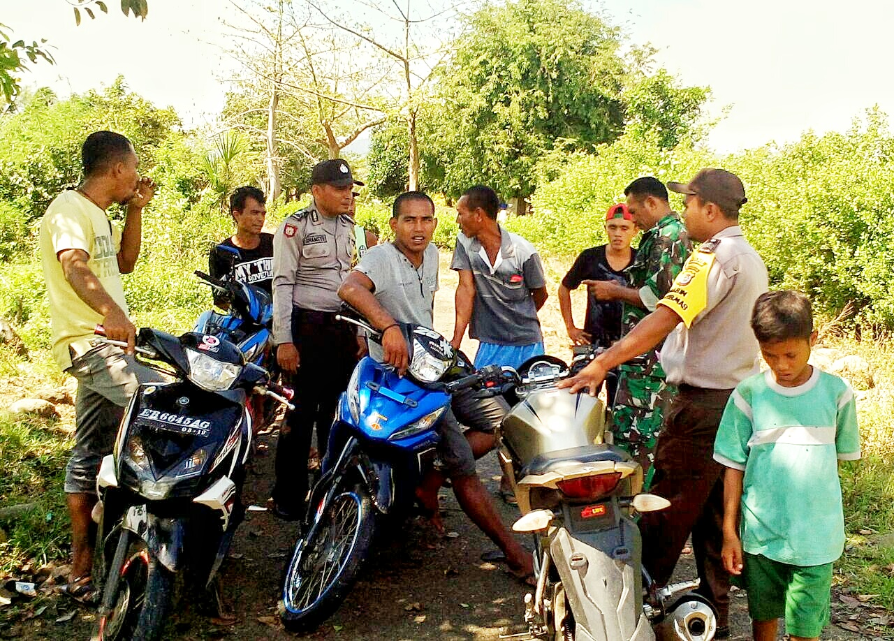 Bhabinkamtibmas Desa Sepang Polres Mabar Mengajak Para Pemuda Agar Bersama-Sama Menjaga Kamtibmas