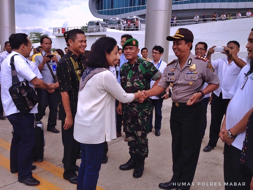Polres Mabar Melaksanakn Pengamanan Selama Kunjungan Kerja Menteri BUMN RI Di Labuan Bajo