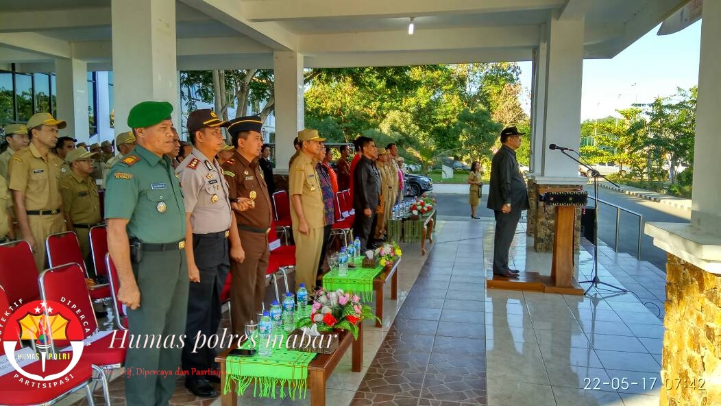 Kapolres Mabar Hadiri Upacara Peringatan Hari Arsip Nasional ke-46 Tingkat NTT yang diselenggarakan di Labuan Bajo