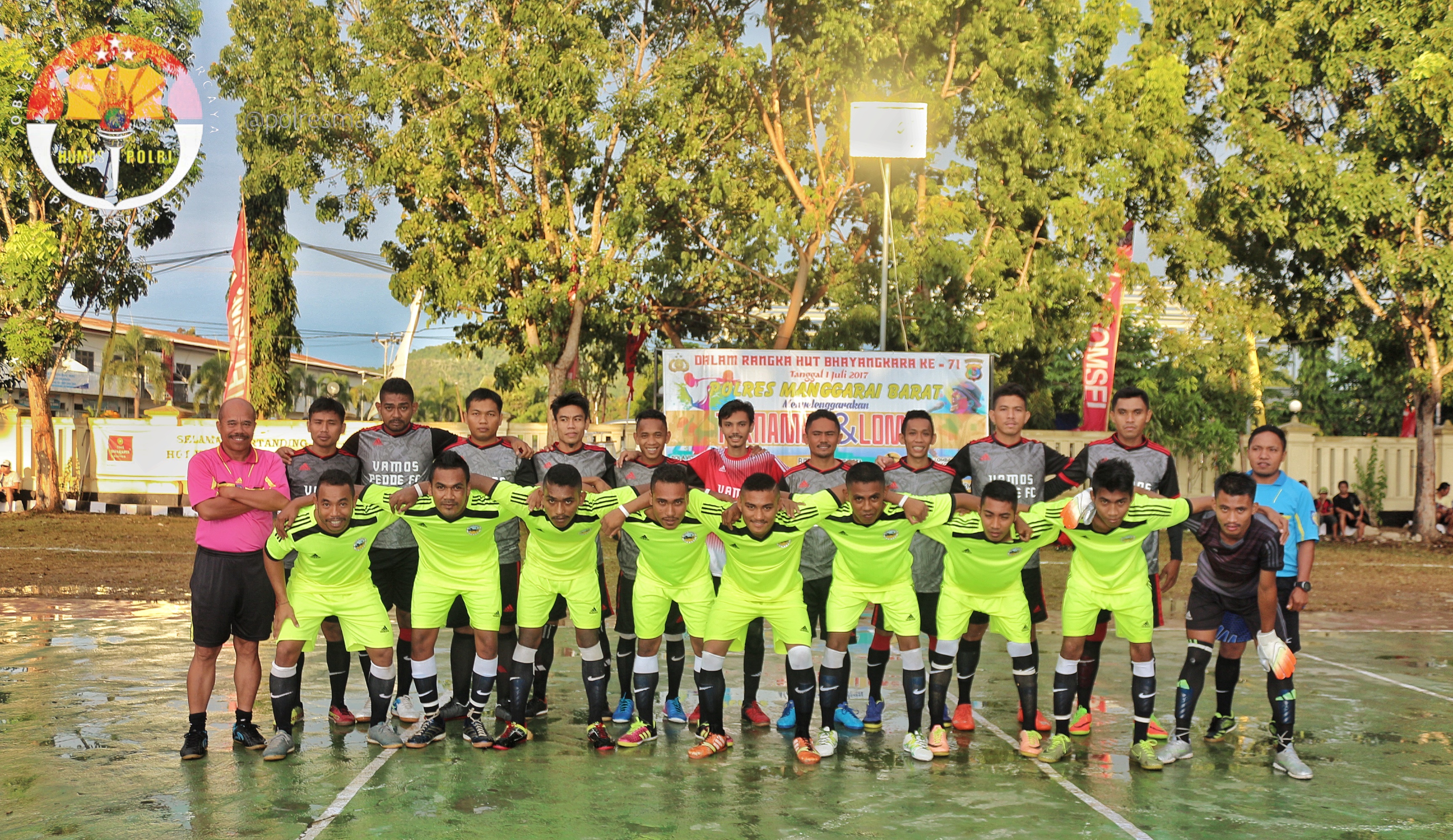 Vamos Pede Fc Juara I Turnamen Futsal Kapolres Cup 2017 Dalam Rangka HUT Bhayangkara ke-71