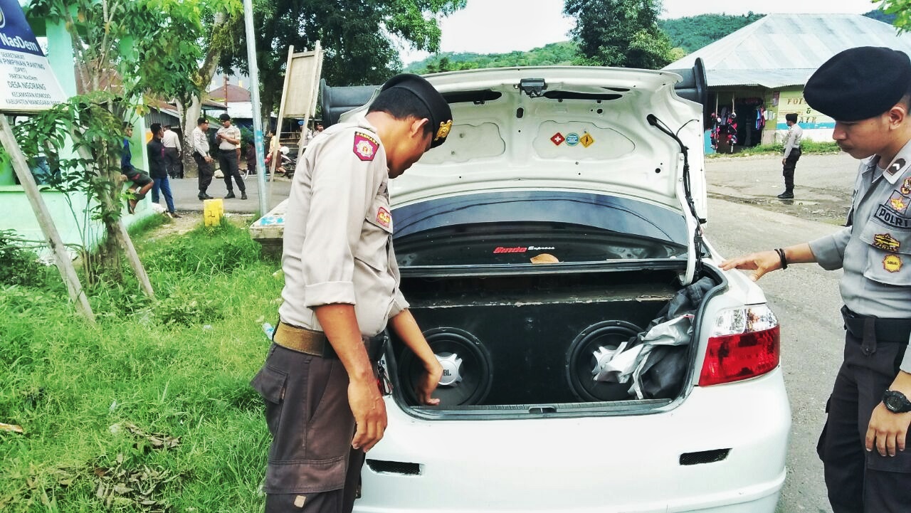 Gelar K2YD Sat Sabhara Polres Mabar Lakukan Pemeriksaan Kendaraan yang dicurigai membawa miras dan sajam