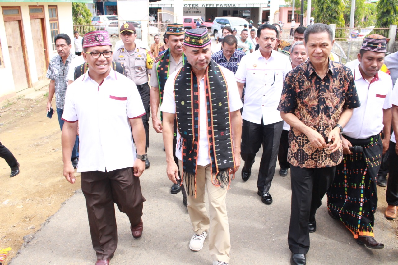 Tiba di Labuan Bajo, Gubernur bersama Wakapolda NTT disambut Bupati dan Kapolres Manggarai Barat