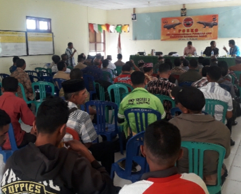 Kasat Intelkam Polres Manggarai Barat Sosialisasi Saber Pungli di Kecamatan Mbeliling