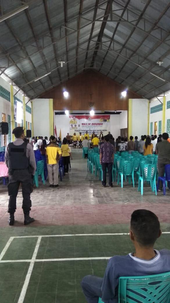Polres Manggarai Barat Kerahkan Personel Pengamanan Talkshow Ketua DPD Golkar NTT di Labuan Bajo