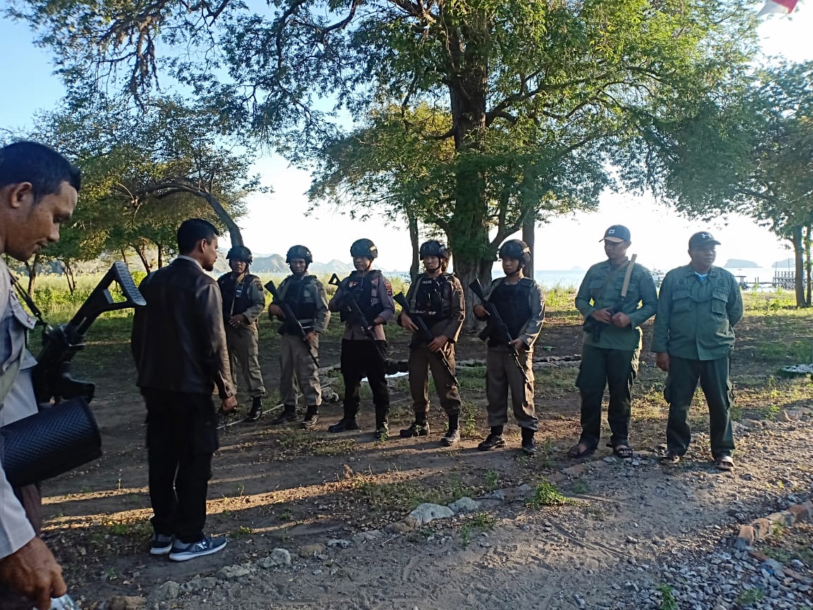 Polres Mabar dan Polhut Gelar Patroli Gabungan Amankan Perairan Taman Nasional Komodo