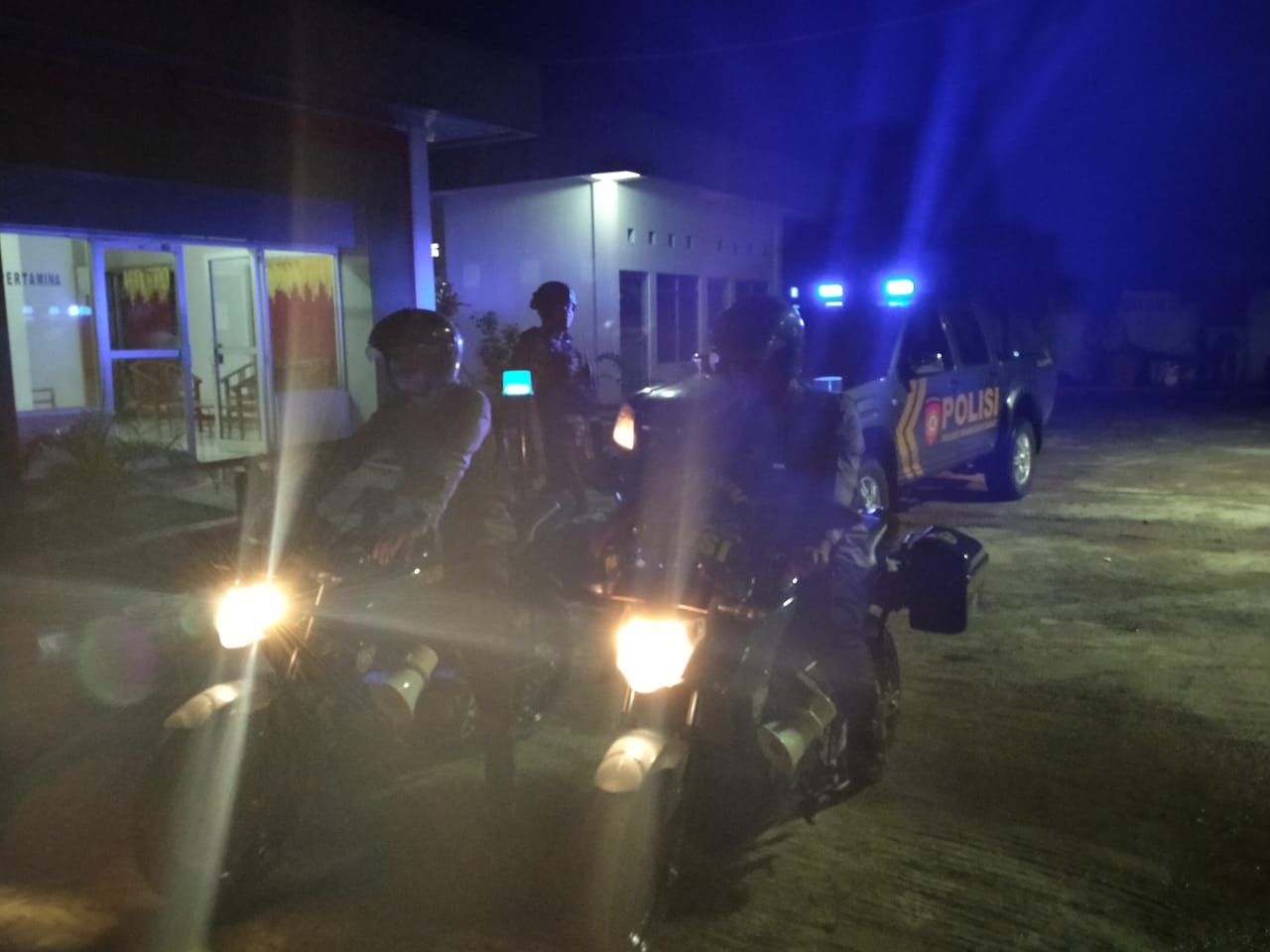 Sat Samapta Polres Mabar Patroli Wilayah Antisipasi Malam Minggu