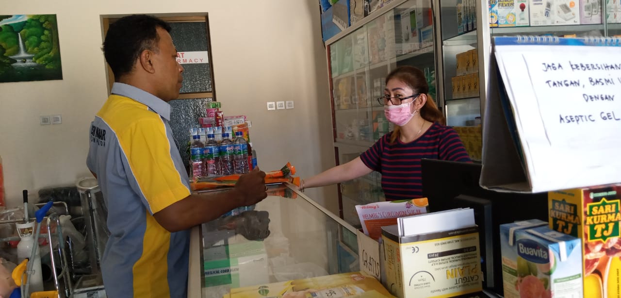 Antisipasi Kelangkaan Masker Akibat Virus Corona, Polres Mabar Sidak Apotik Dan Minimarket